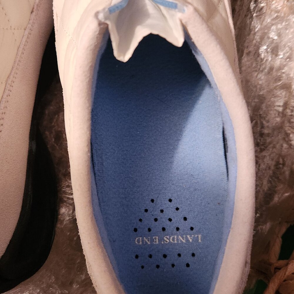 Womens Land's End NWOT Quilted Slipon Zipper Top Shoes/Sneakers/Hiking Shoes - Picture 7 of 10